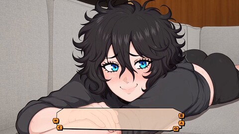 Gorgeous femboy bussy in a hot visual novel featuring Avn Teller free shemale porn